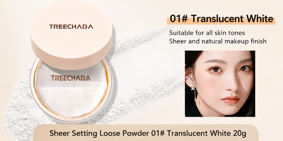 Oil-Control Loose Setting Powder  Create a soft-focus, shine-free finish that lasts all day.