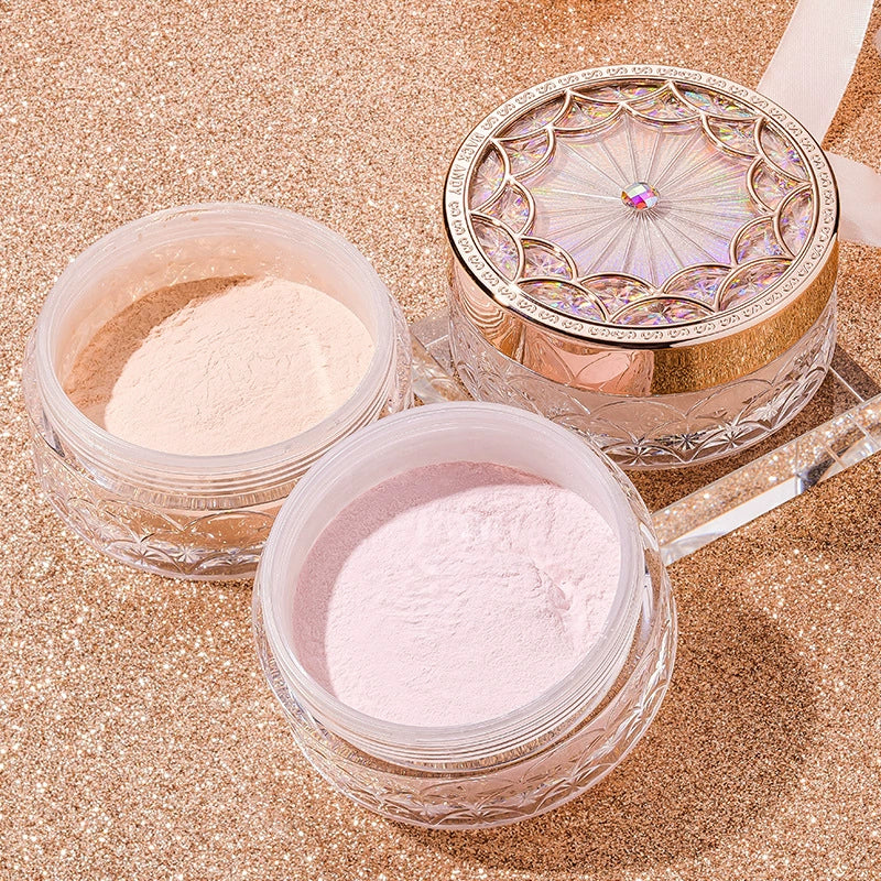 MACK ANDY Diamond Glow Setting Loose Powder  Soft-Focus Finish. Oil Control. Lightweight All-Day Makeup Setting.