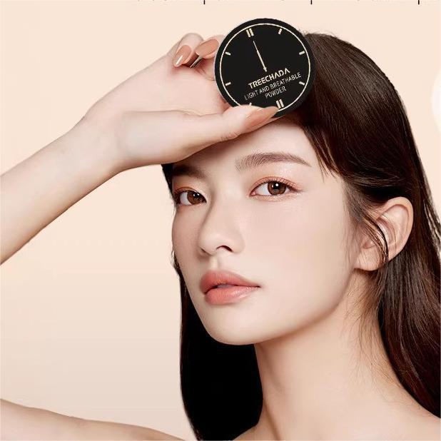 TREECHADA Light & Breathable Setting Powder  24H Oil-Control Loose Powder for a Soft, Flawless Makeup Finish