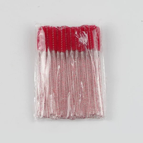 Disposable Crystal Eyelash Brushes  Keep lashes and brows clean, separated, and beautifully groomed with ease.