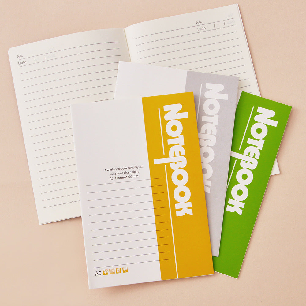 A5 Soft Cover Lined Notebook  Simple, practical, and perfect for everyday writing.