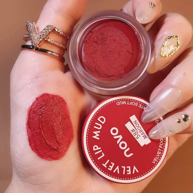 Velvet Mousse Lip & Cheek Mud  Soft velvet color for lips and cheeks — smooth, lightweight, and made for an effortless daily makeup look.